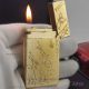 Perfect Copy S.T. Dupont Ligne 2 Yellow Gold And Flower Engraving Finish Lighter  (3)_th.jpg